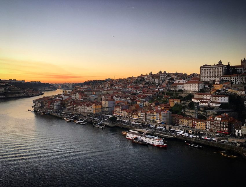View from Jardim do Morro Porto