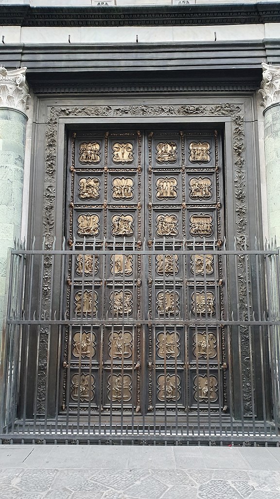 North Doors Of The Baptistry Florence