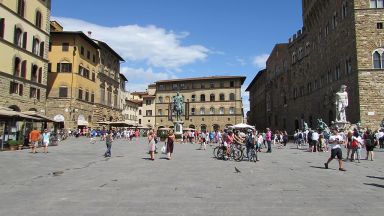 Piazza Della Signoria Din Florenta