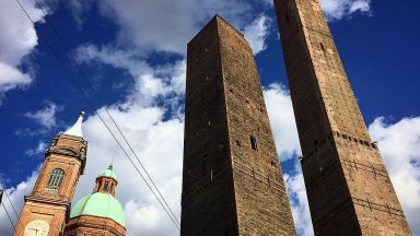 The Two Tower Garisenda And Degli Asinelli