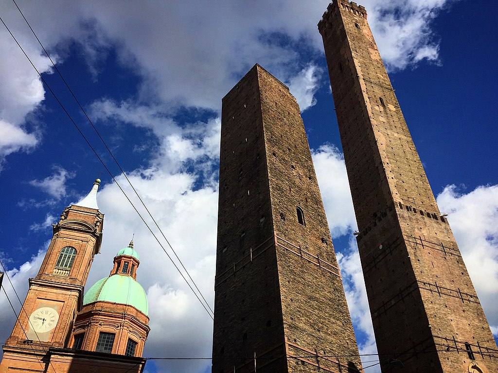 The Two Tower Garisenda And Degli Asinelli