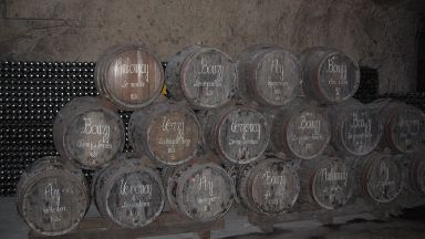 Barrels In Veuve Clicquot Cellars