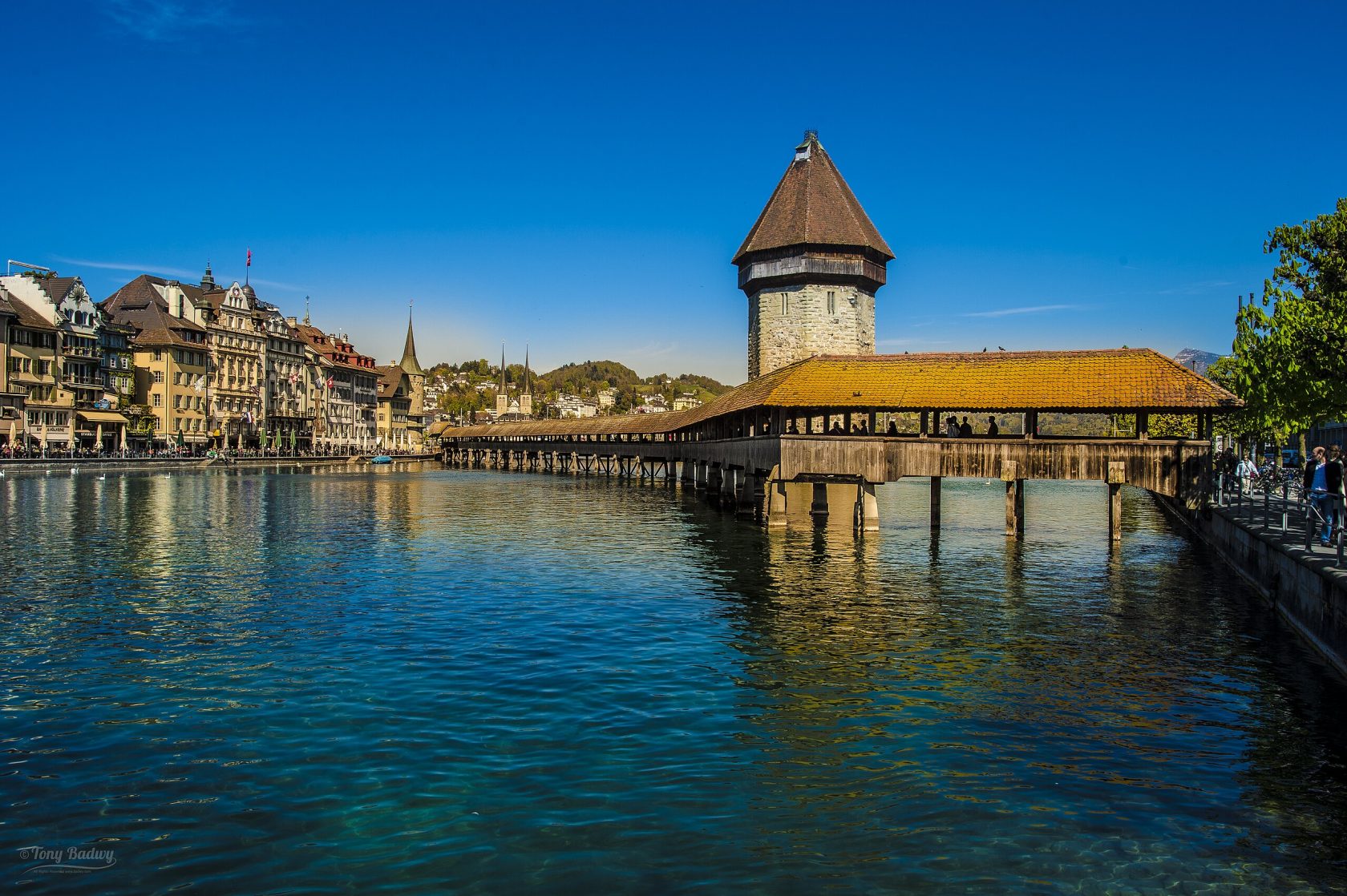 Chapel Bridge And Water Tower Lucerne Switzerland 2026 Medieval 