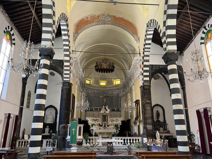 Interior of Church of San Giovanni Battista, Monterosso al Mare