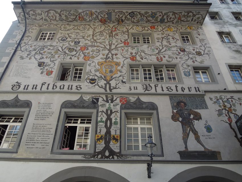 Facade of House on Kornmarkt Square