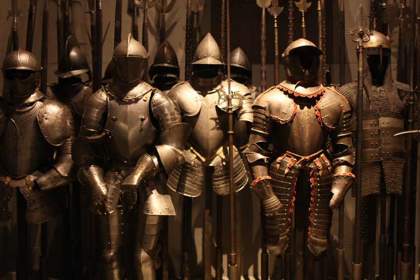 Suits of Armour at Museo Poldi Pezzoli, Milan