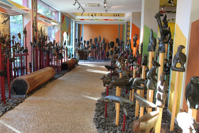 Madeira   Monte Palace   African sculptures