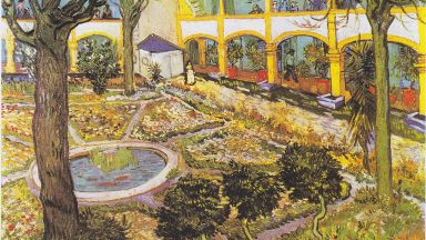 Van Gogh - Garten Des Hospitals In Arles
