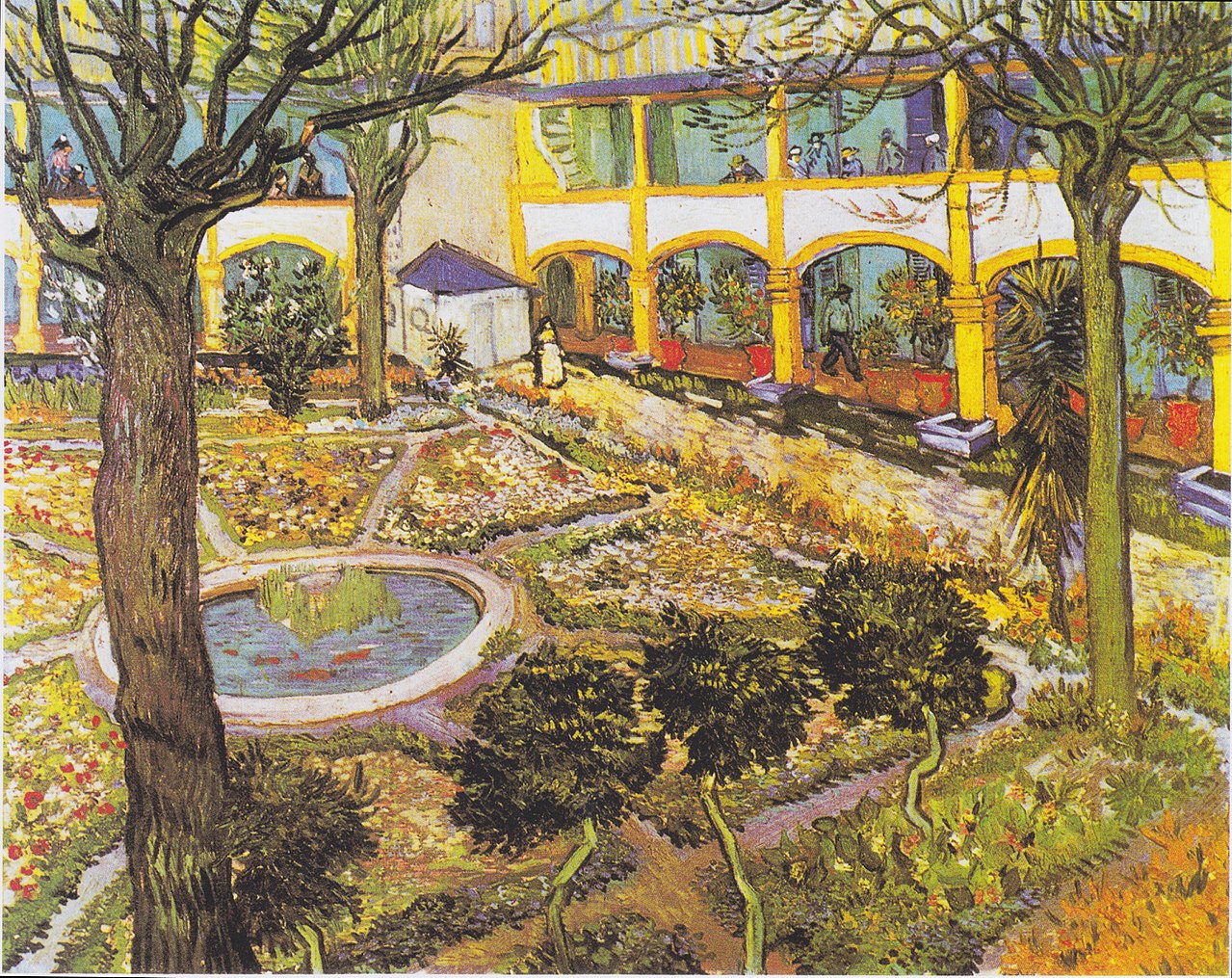 Van Gogh   Garten Des Hospitals In Arles