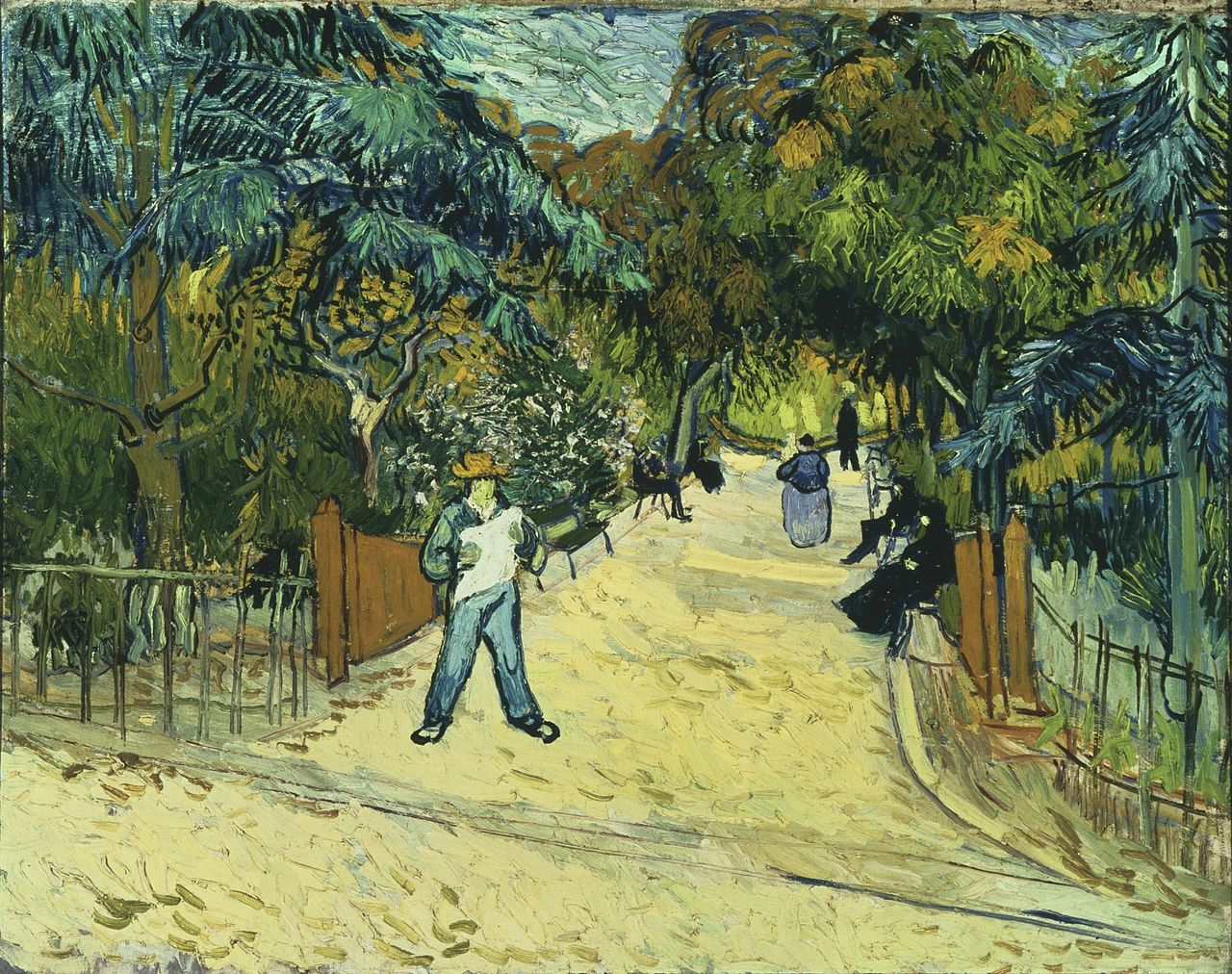 Van Gogh Entrance To The Public Park In Arles