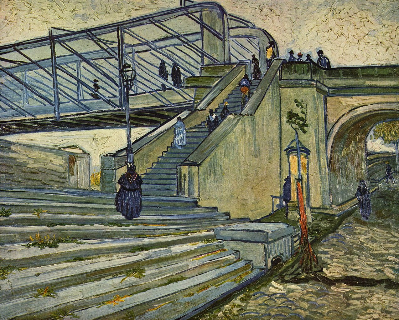 Vincent Van Gogh LEscalier Du Pont De Trinquetaille