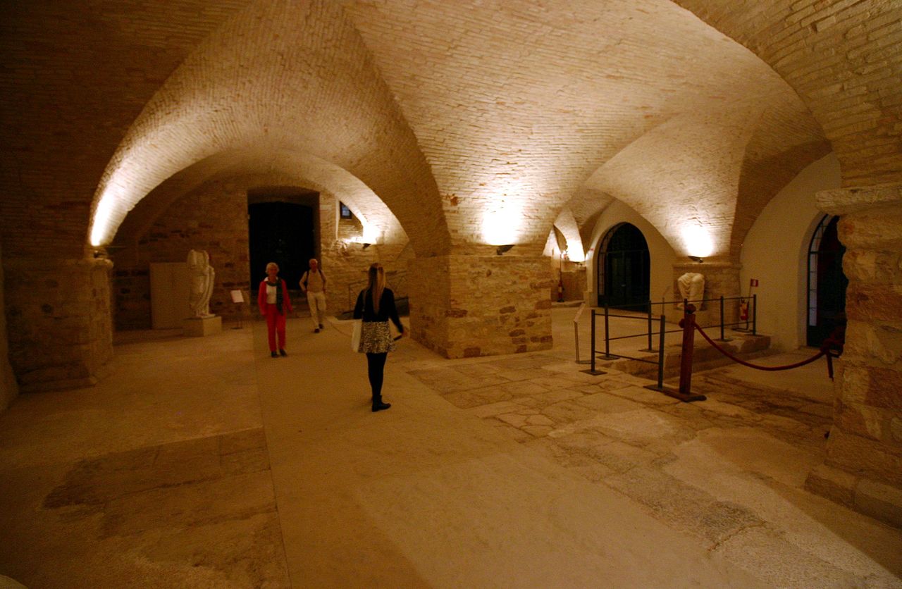 Ancient Cellar   Ruins Of The Ancient Roman Forum   Assisi