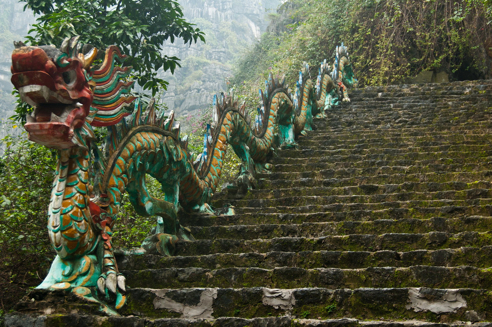Hang Mua Dragon Stairs