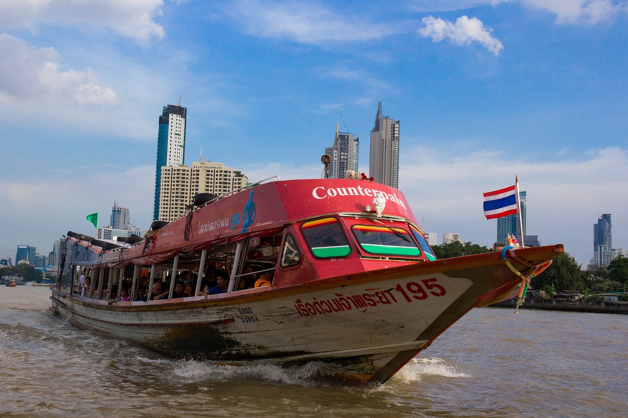 Boat On The Chao Phraya River