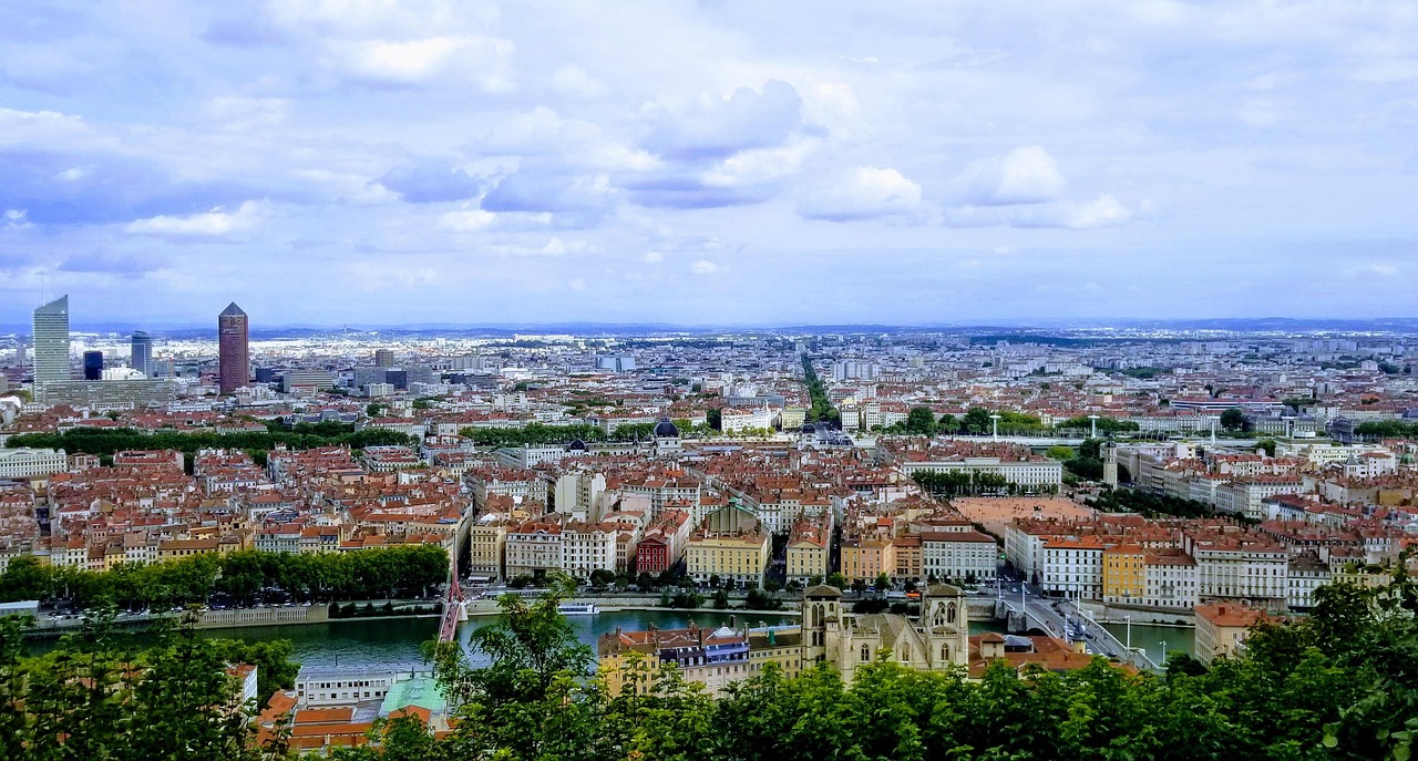 View Of Guillotière From Fourviere