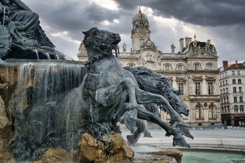 Hourse Fountain, Place des Terreaux, Lyon