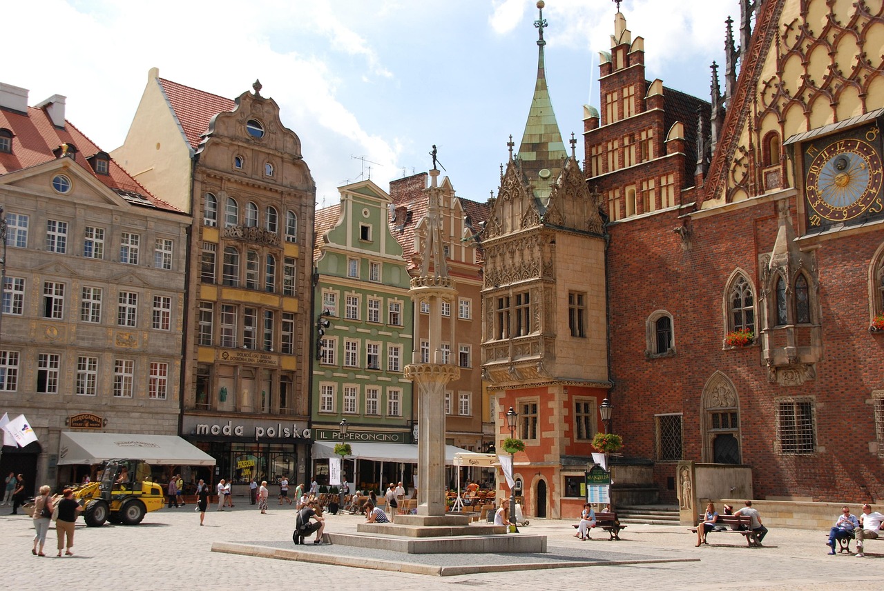 Poland Wroclaw Market Square