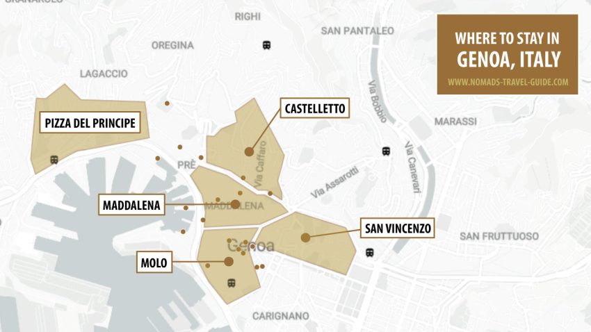 where to stay in genoa
