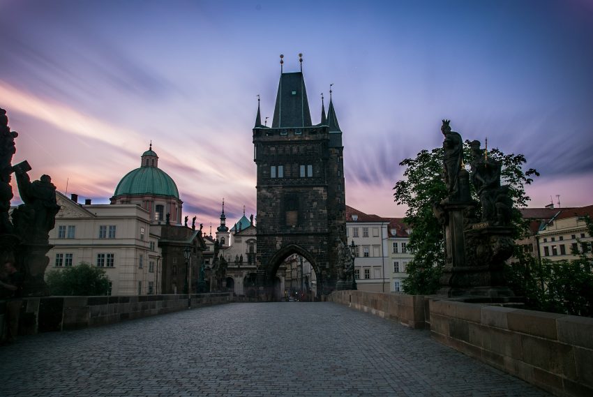 Charles Bridge before sunrise 1