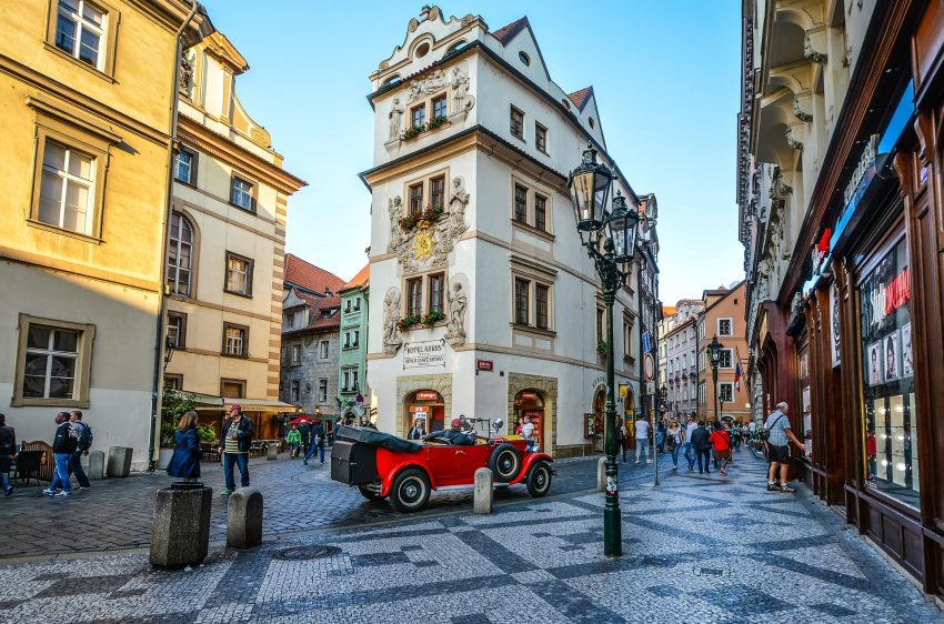 Prague Czech Republic Square Old Town Hotel Car