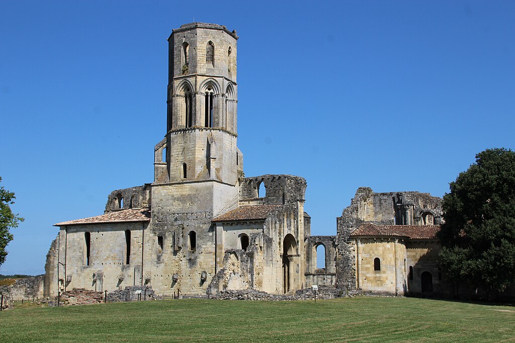 South View Of The Ruins Of Sauve Majeure Abbey Church
