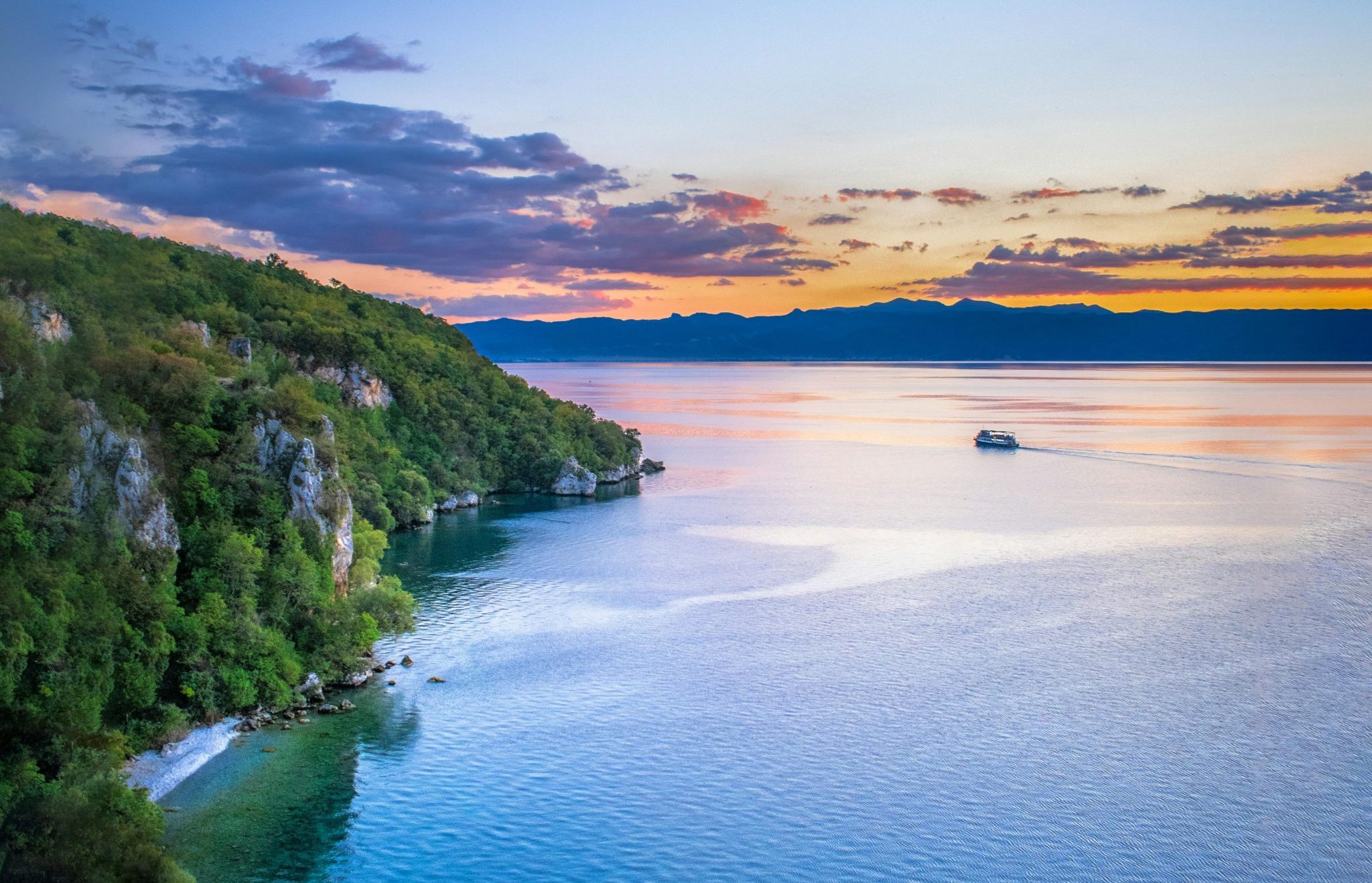 Southeast Albania Lake Ohrid