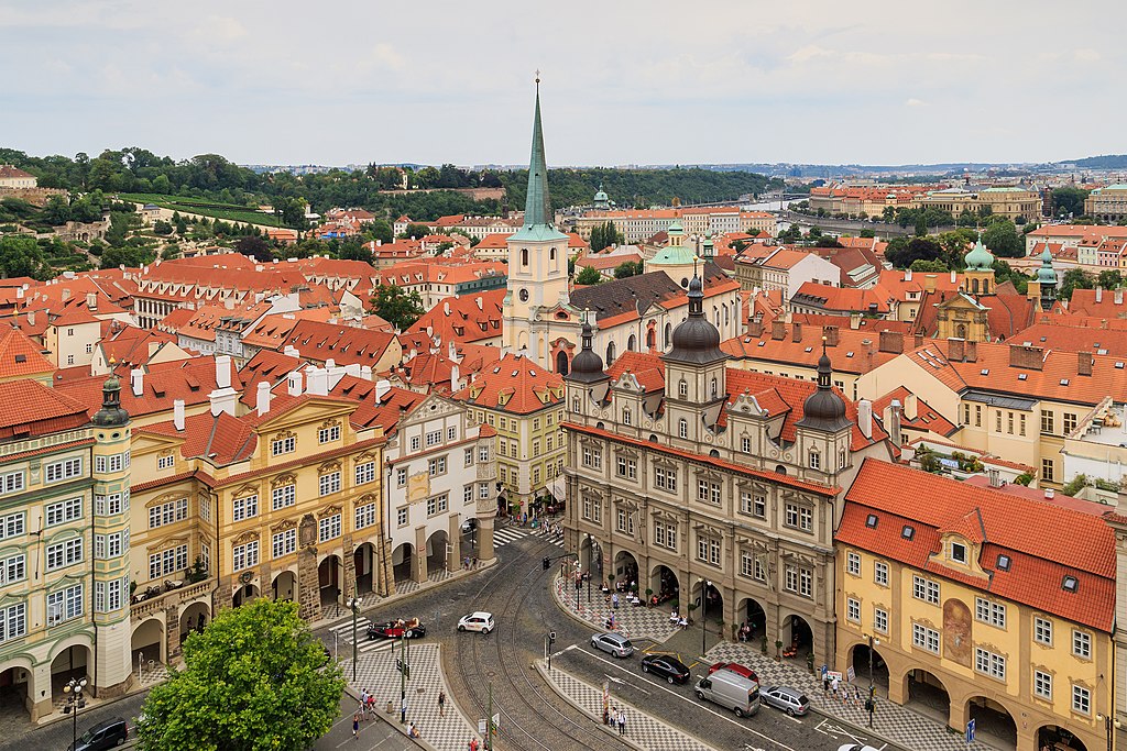 View From Lesser Town Nicholas Church