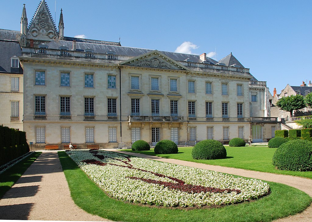 Garden At Musee Des Beaux Arts In Tours, France