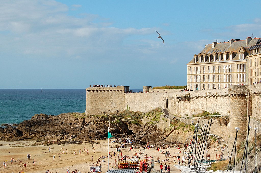 Rempart St Malo Cote Mer Tour Bidouane