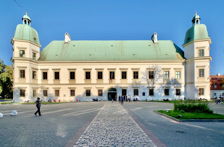 Front facade of the Ujazdów Castle, Warsaw