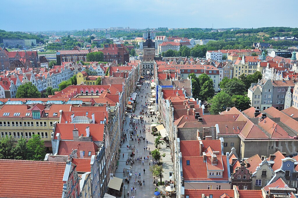 Long Lane (ulica Dluga) In Gdansk