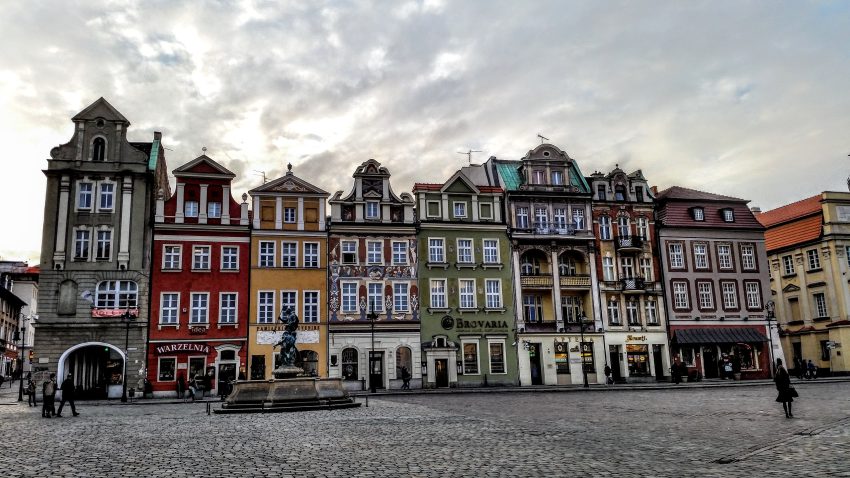 Domki budnicze w Poznaniu, Poland