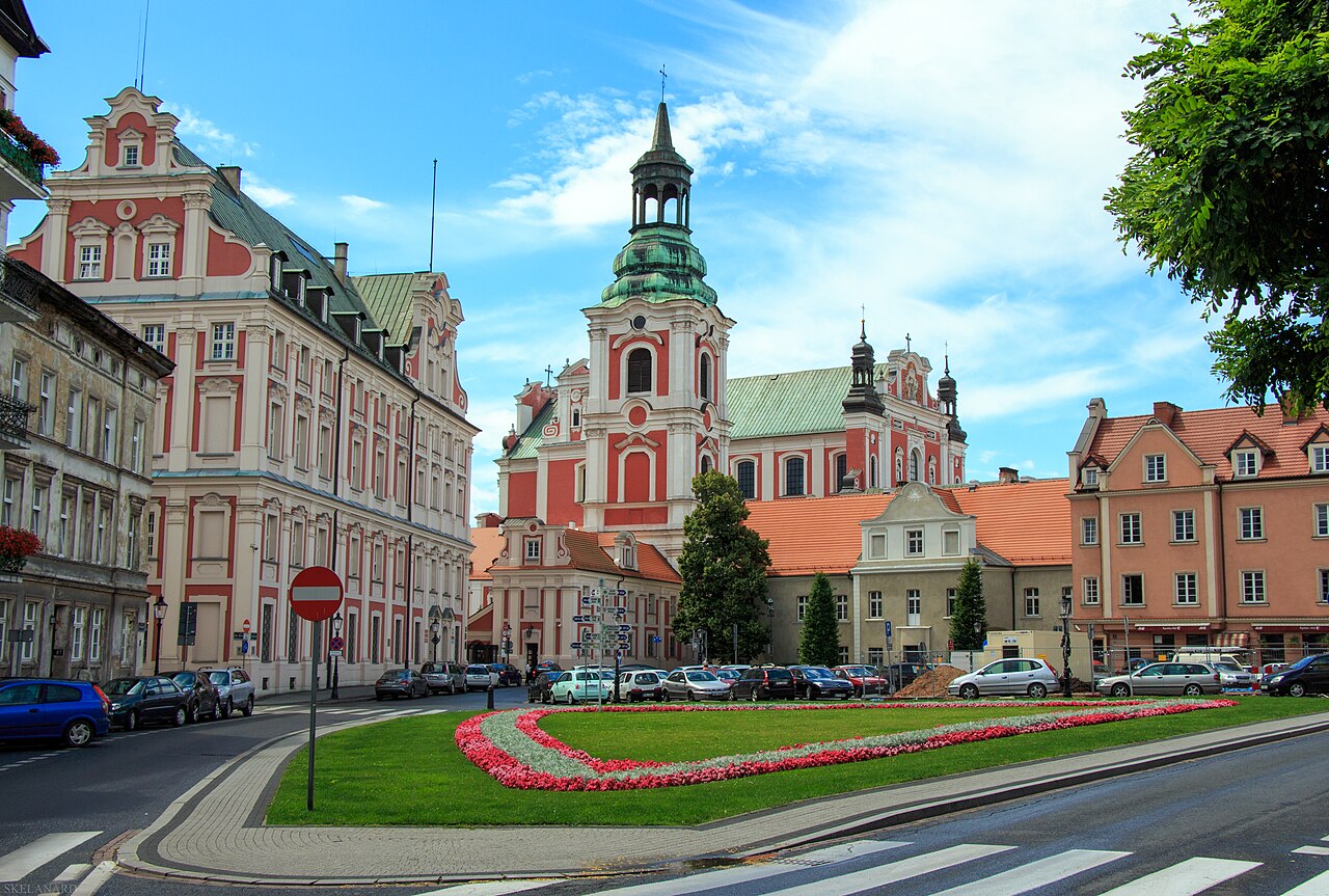 A View Over The Fara Church From Kolegiacki Square. Poznań, Poland