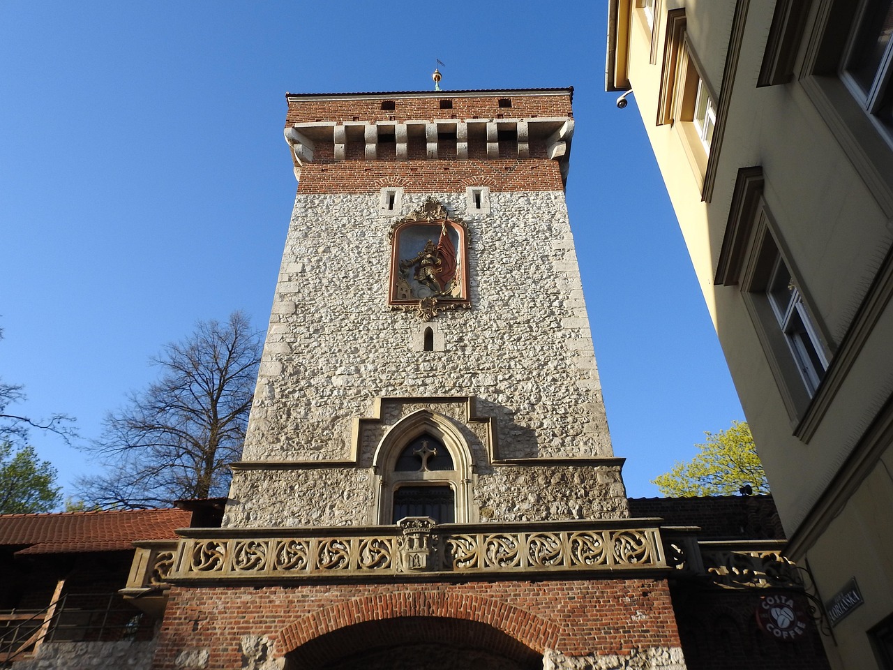 St. Florian’s Gate, Pijarska Street, Old Town, Krakow, Poland