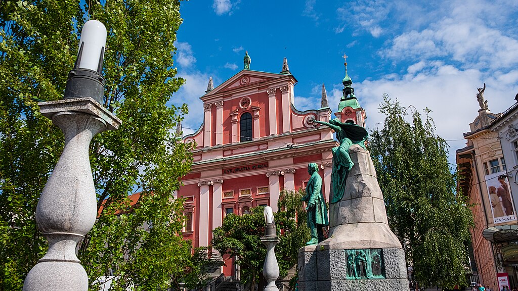 Franciscan Church Of The Annunciation Ljubljana
