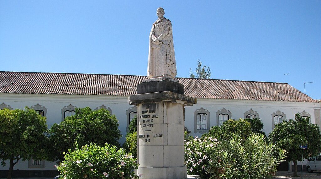 Statue Of Bishop Francisco Gomes Do Avelar Faro