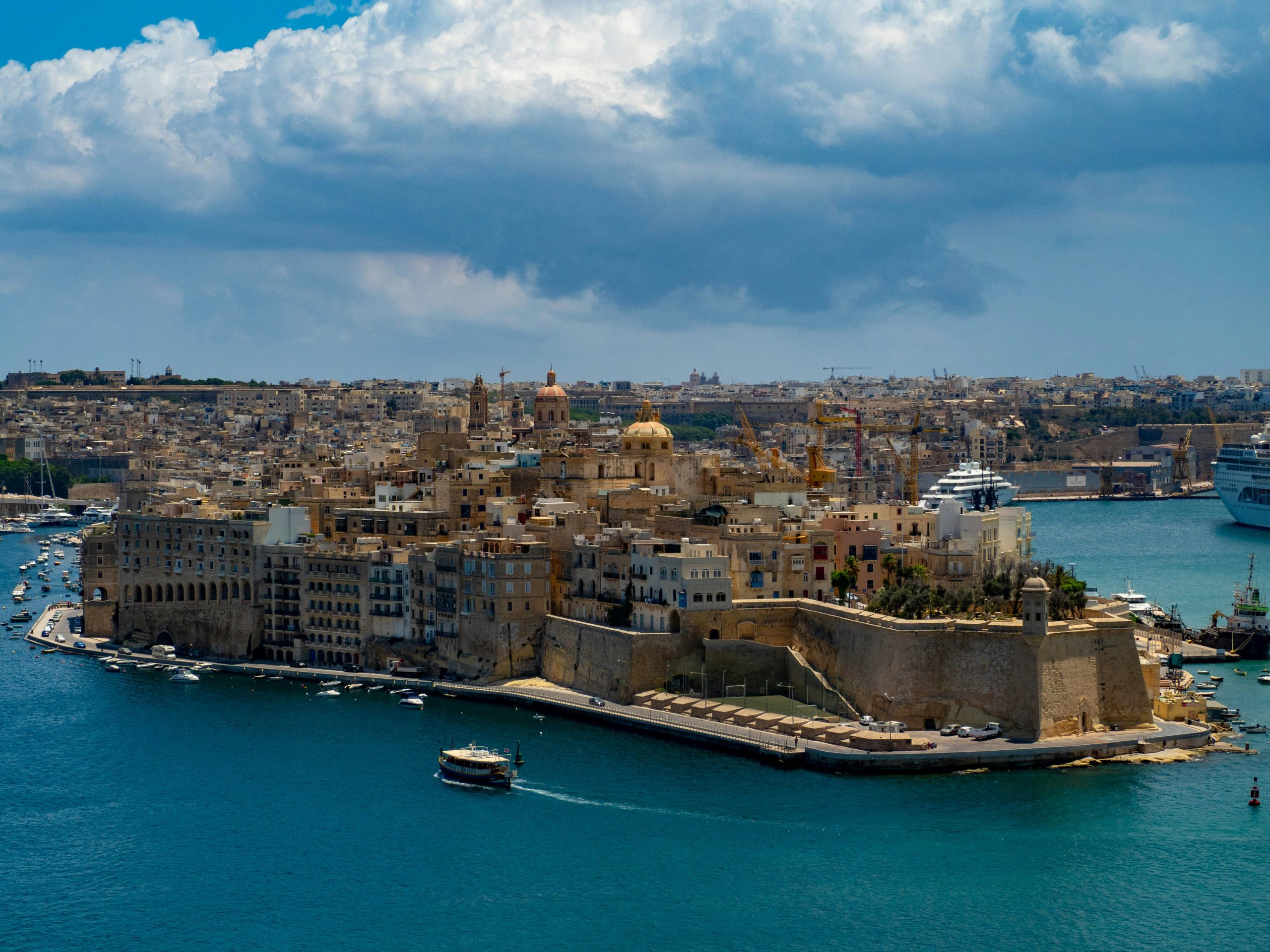 Aerial View Of Valletta