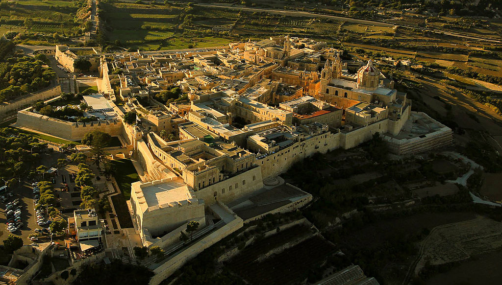 Aerial View Mdina, Malta