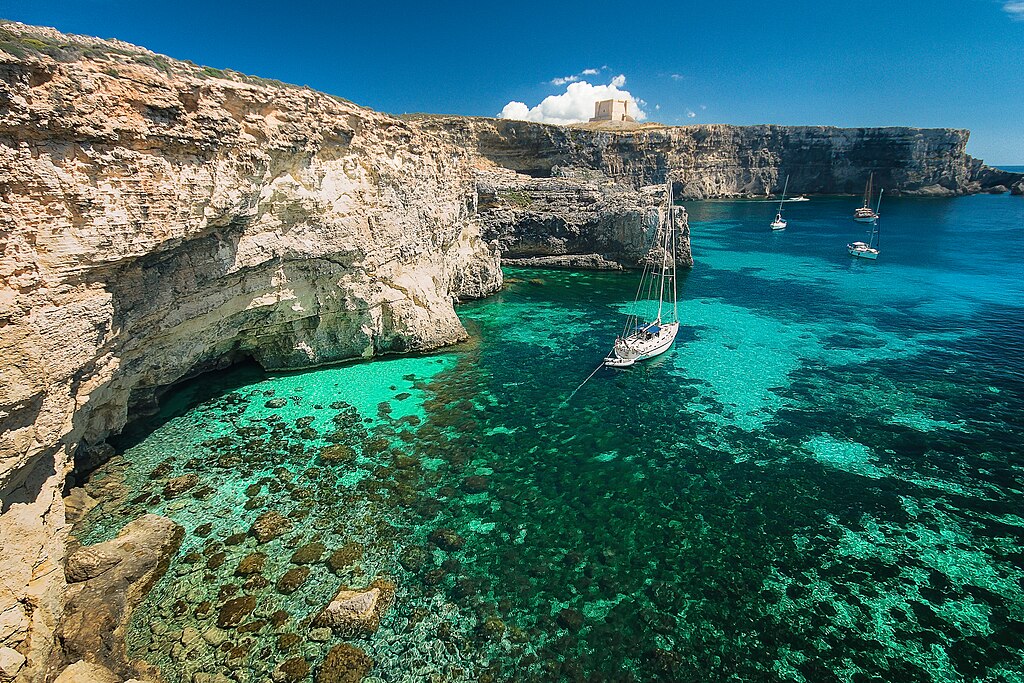 Blue Llagoon In Comino, Malta
