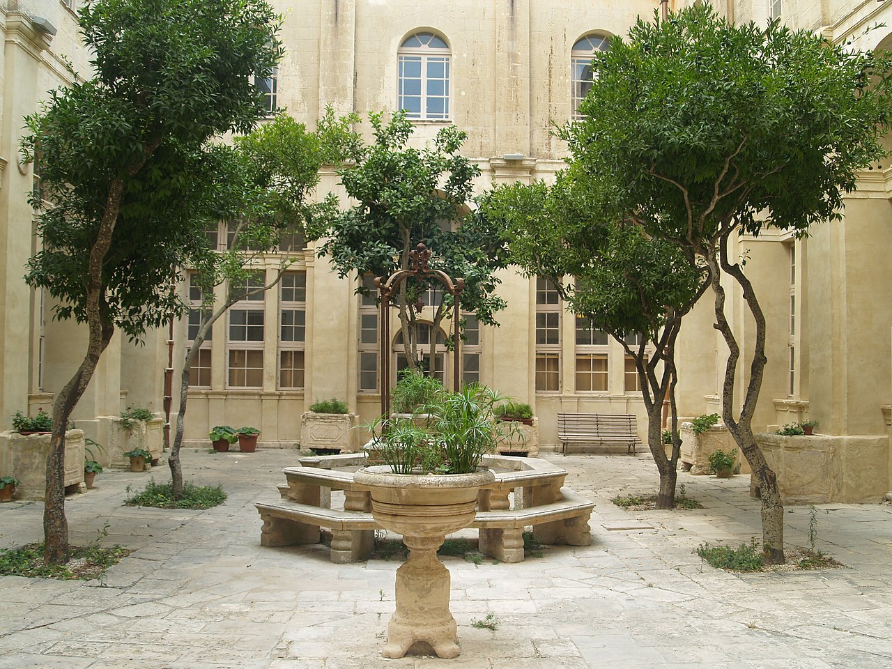 Carmelite Church Courtyard