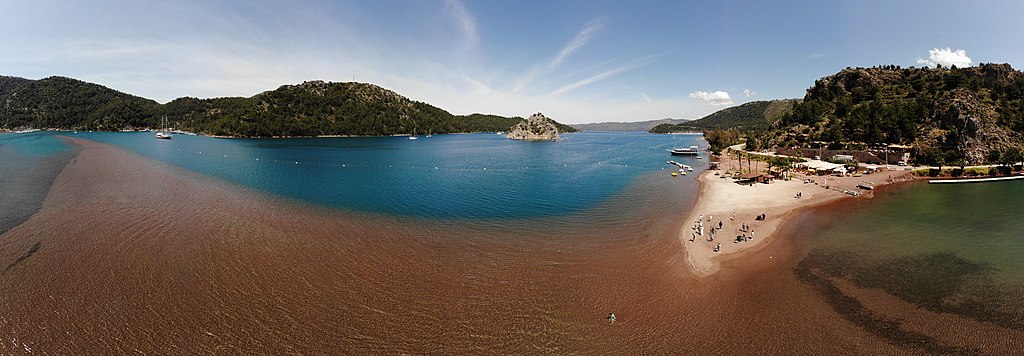 Kızkumu Beach In Marmaris, Turkey.