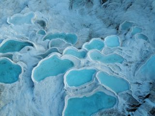 Pamukkale Pools from Above