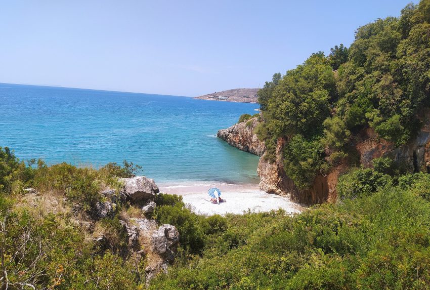 Qeparo isolated beach