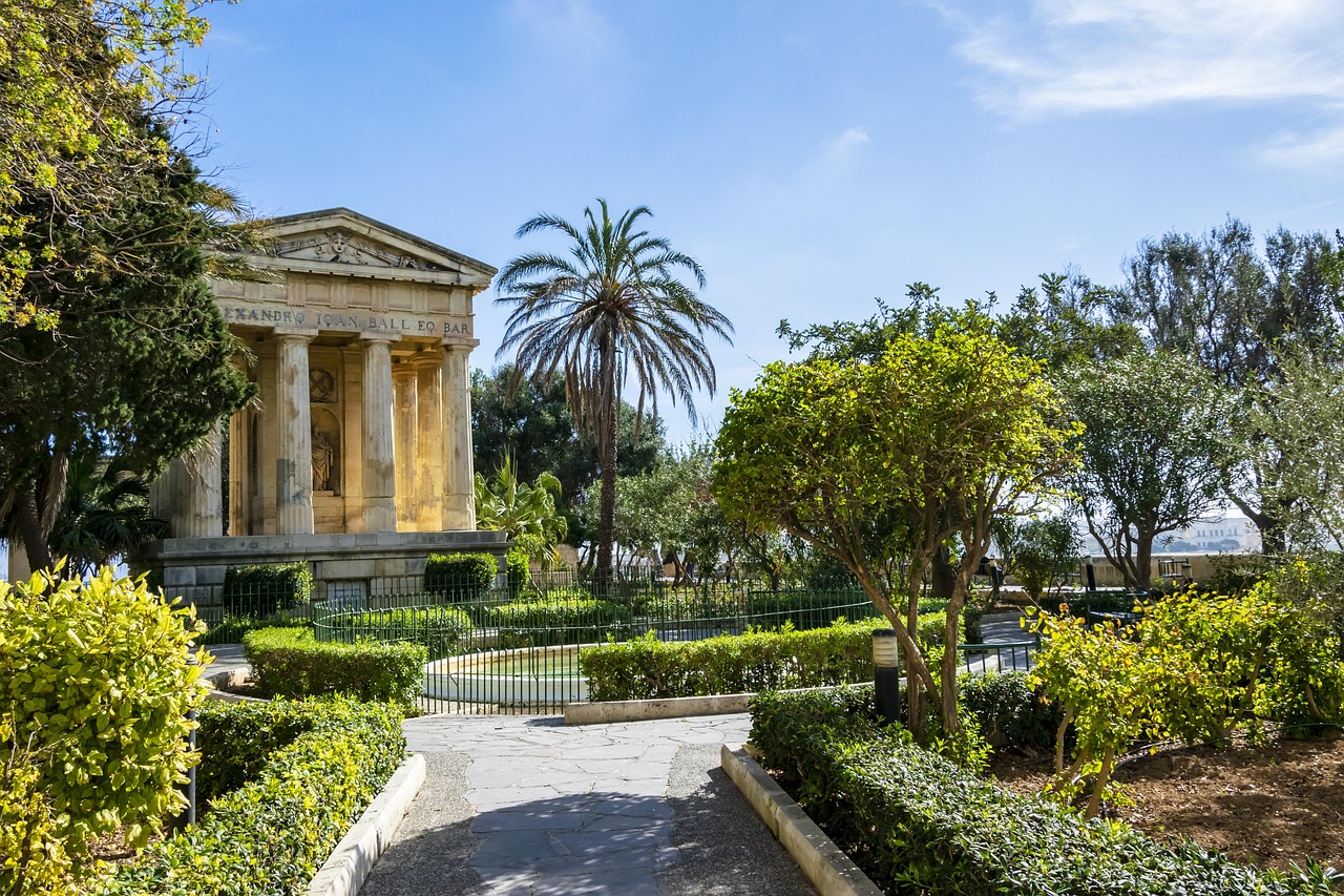 Temple At Lower Barrakka Gardens