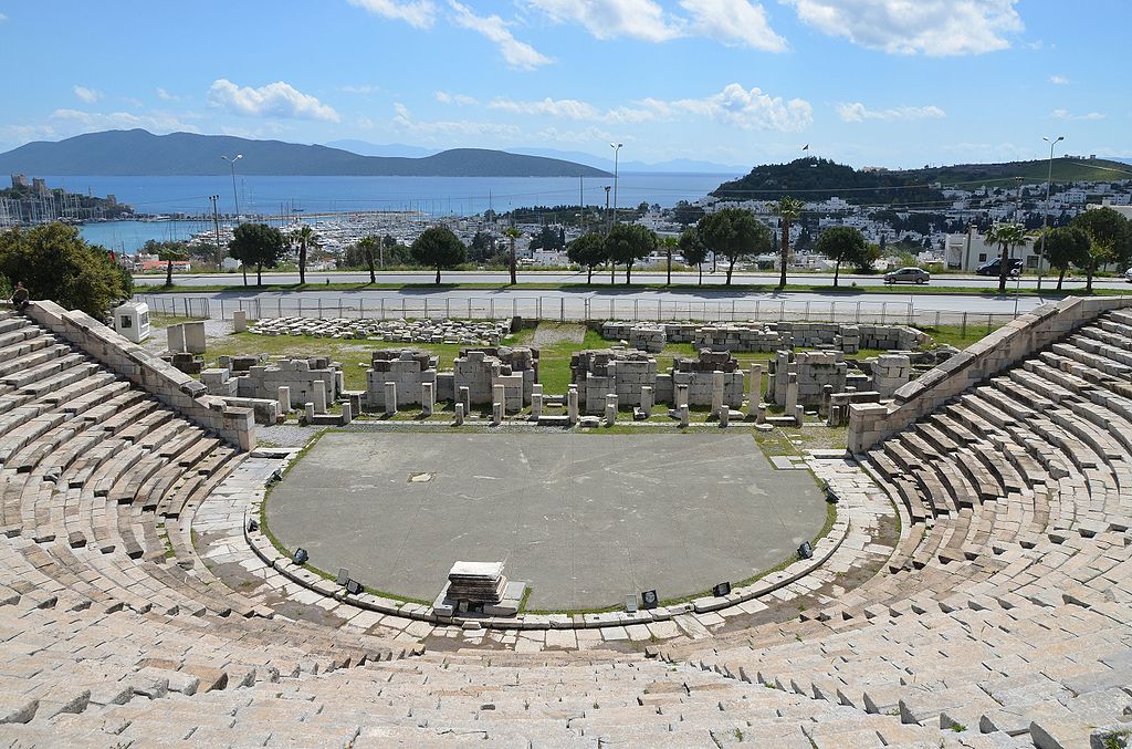 The Theatre Of Ancient Halicarnassus Bodrum Turkey