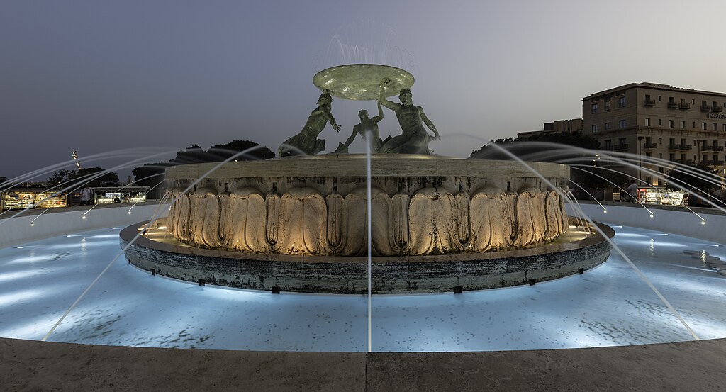 Triton Fountain Valletta