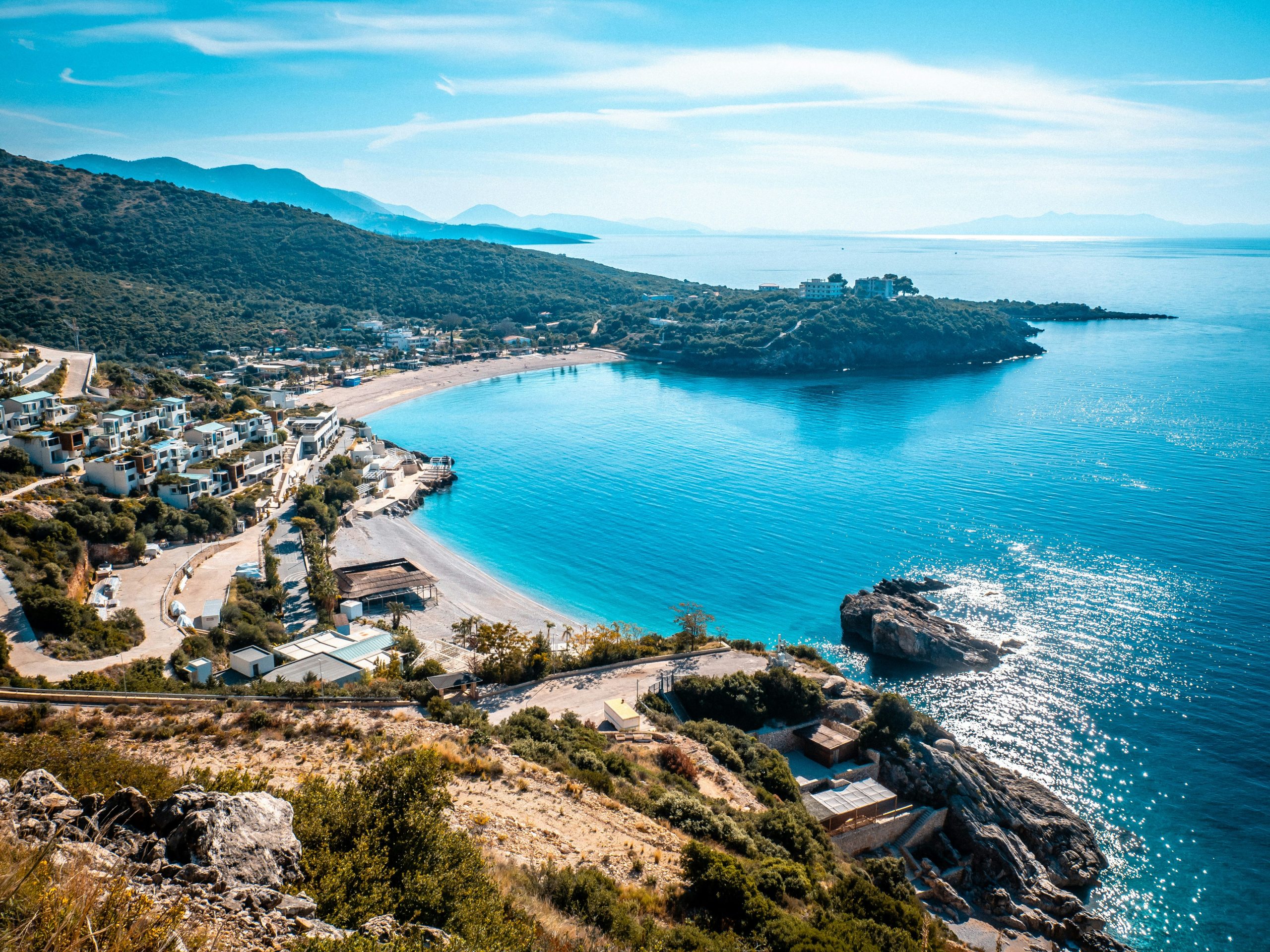 View From Hill Overlooking Jala Beach