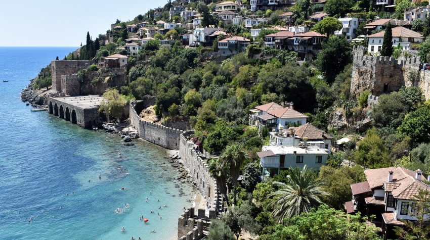 View of Alanya Shipyard from Red Tower