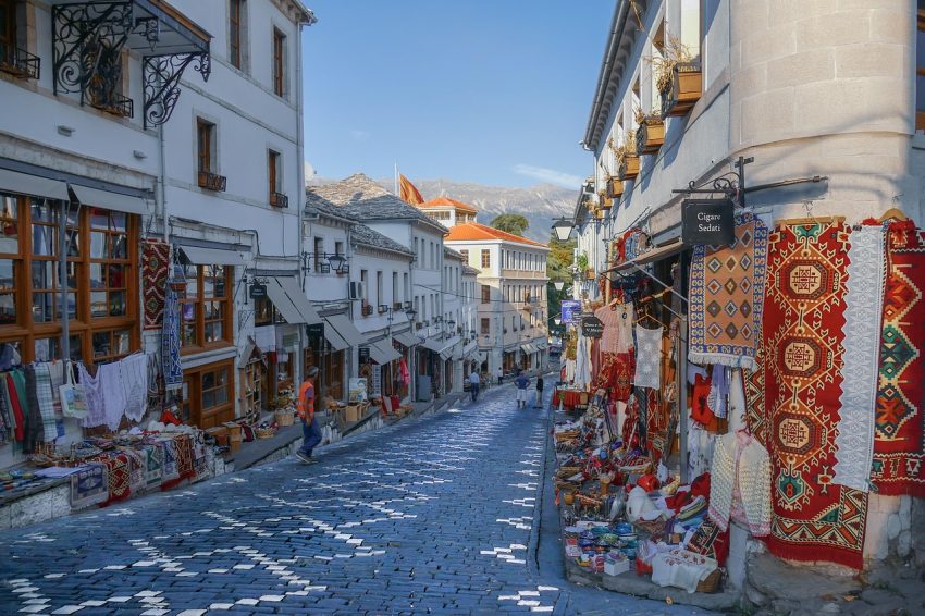 self guided walking tour of gjirokaster