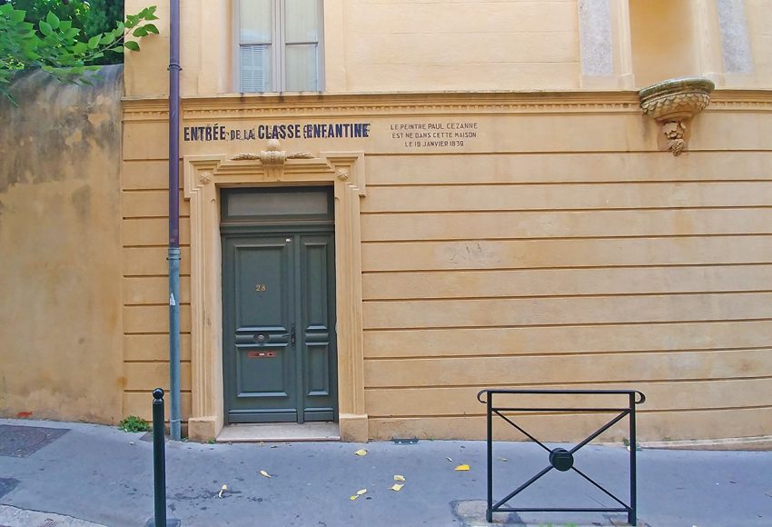 Cezanne casa donde nacio Aix en Provence